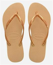 Havaianas Slim Σαγιονάρες σε Χρυσό Χρώμα