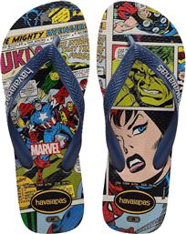 Havaianas Top Marvel Avengers Ανδρικά Flip Flops Μπλε από το SerafinoShoes