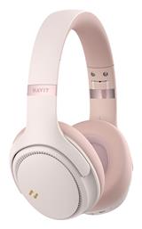 Havit H630BT PRO Ασύρματα/Ενσύρματα Over Ear Ακουστικά με 50 ώρες Λειτουργίας Ροζ από το Polihome