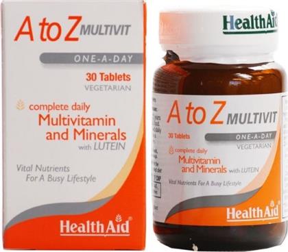 Health Aid A To Z Multivit Lutein 30 ταμπλέτες από το Pharm24
