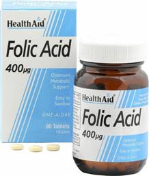 Health Aid Acid Folic 400mg 90 ταμπλέτες από το Pharm24