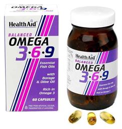 Health Aid Balanced Omega 3 6 9 Ιχθυέλαιο 60 μαλακές κάψουλες