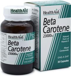 Health Aid Beta Carotene 23000iu 30 κάψουλες από το Pharm24