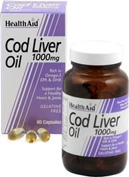Health Aid Cod Liver Oil Μουρουνέλαιο Κατάλληλο για Παιδιά 1000mg 30 μαλακές κάψουλες από το Pharm24