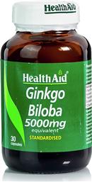 Health Aid Ginkgo Biloba 5000mg 30κάψουλες