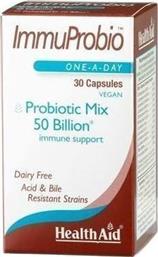 Health Aid Immuprobio Probiotic Mix 50 Billion με Προβιοτικά και Πρεβιοτικά 30 φυτικές κάψουλες από το Public