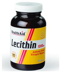Health Aid Lecithin Συμπλήρωμα Διατροφής με Λεκιθίνη 1200mg 50 κάψουλες