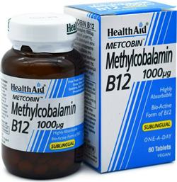 Health Aid Methylcobalamin Metcobin B12 1000mg 60 ταμπλέτες από το Pharm24