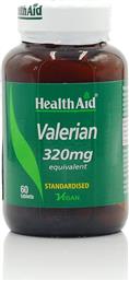 Health Aid Valerian 320mg 60 ταμπλέτες από το Pharm24