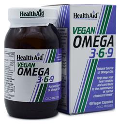Health Aid Vegan Omega 3 6 9 Κατάλληλο για Παιδιά 60 φυτικές κάψουλες
