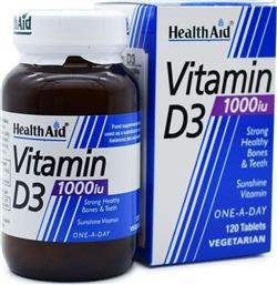Health Aid Vitamin D3 1000iu 120 ταμπλέτες από το Pharm24