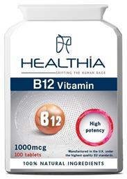 Healthia Β12 Vitamin Βιταμίνη 1000mcg 100 ταμπλέτες από το Pharm24