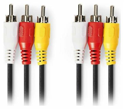 Heitech AV Cable 3x RCA male - 3x RCA male 2m (09004022)