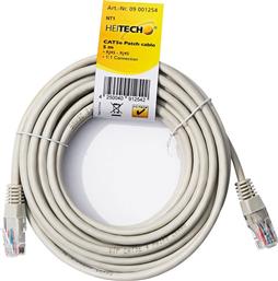 Heitech U/UTP Cat.5 Cable 5m Γκρί