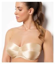 Helen Μπεζ Strapless Σουτιέν χωρίς Ενίσχυση από το Filinda