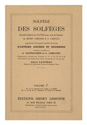 Henry Lemoine Solfege Des Solfeges Βιβλίο Θεωρίας Vol.3B από το Public