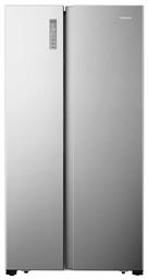 Hisense RS677N4BIE Ψυγείο Ντουλάπα 519lt Total NoFrost Υ178.6xΠ91xΒ64.3εκ. Inox