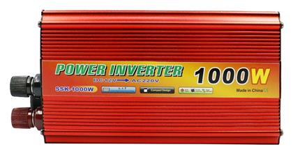 HL 18668-23 Inverter Αυτοκινήτου 1000W για Μετατροπή 12V DC σε 220V AC με 1xUSB