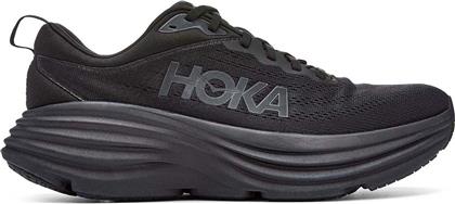 Hoka Bondi 8 Ανδρικά Αθλητικά Παπούτσια Running Μαύρα από το Modivo