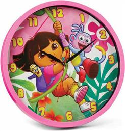 Hollytoon Παιδικό Ρολόι Τοίχου Dora & Boots Πλαστικό 35εκ. από το GreekBooks