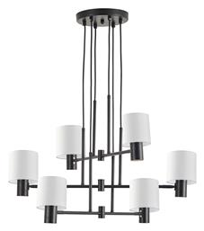 Home Lighting Πολυέλαιος 6xE27 με Καπέλα Λευκός 77-8295