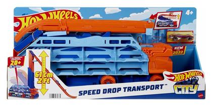 Hot Wheels Φορτηγό Speed Drop Transport για 4+ Ετών από το Plus4u