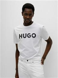 Hugo Boss Ανδρικό T-shirt Κοντομάνικο Λευκό