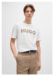 Hugo Boss Dulivio Ανδρικό T-shirt Κοντομάνικο White