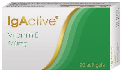 IgActive Vitamin E 150mg Βιταμίνη για Αντιοξειδωτικό 150mg 20 μαλακές κάψουλες από το Pharm24