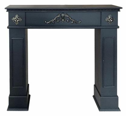 Iliadis Ξύλινη Πρόσοψη Τζακιού 112x102cm Black από το Agiovlasitishome