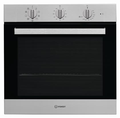 Indesit IFW 6834 IX Φούρνος άνω Πάγκου 71lt χωρίς Εστίες Π59.5εκ. Inox