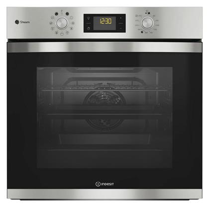 Indesit IFWS 3841 JH IX Φούρνος άνω Πάγκου 71lt χωρίς Εστίες Π59.5εκ. Inox