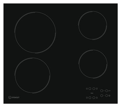 Indesit RI 161 C Κεραμική Εστία Αυτόνομη με Λειτουργία Κλειδώματος 58x51εκ.