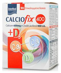 InterMed Calciofix 400 600mg + 400IU D3 90 ταμπλέτες