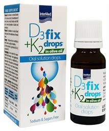 InterMed D3 + K2 Fix Drops In Olive Oil Βιταμίνη για Ανοσοποιητικό 12ml από το Pharm24