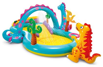 Intex Dinoland Play Center Παιδική Πισίνα Φουσκωτή 302x229x112εκ. 57135