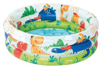 Intex Dinosaur 3-ring Baby 57106 Παιδική Πισίνα PVC Φουσκωτή 61x61x22εκ. από το Plus4u