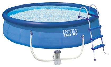 Intex Easy Set Πισίνα PVC Φουσκωτή με Αντλία Φίλτρου 457x107x107εκ.