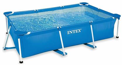 Intex Πισίνα PVC με Μεταλλικό Σκελετό Μπλε