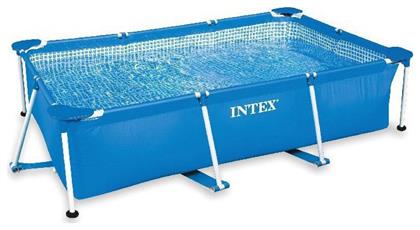 Intex Πισίνα PVC με Μεταλλικό Σκελετό Μπλε