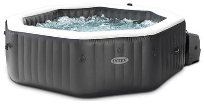 Intex Purespa Jet & Bubble Deluxe Set Πισίνα PVC Φουσκωτή Υδρομασάζ 201x201x71εκ.