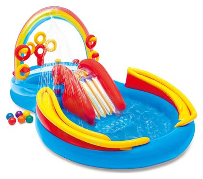 Intex Rainbow Ring Play Center Παιδική Πισίνα Φουσκωτή 297x193x135εκ. από το Plus4u