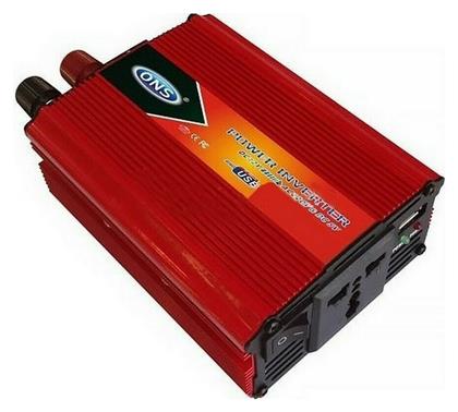 inverter Inverter Αυτοκινήτου Τροποποιημένου Ημιτόνου 500W για Μετατροπή 12V DC σε 220V AC με 1xUSB