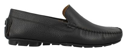 IQ Shoes 23.8 Δερμάτινα Ανδρικά Loafers σε Μαύρο Χρώμα από το Pitsiriki