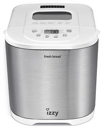 Izzy 004 Fresh Bread Αρτοπαρασκευαστής 650W Χωρητικότητας 1000gr με 15 Προγράμματα