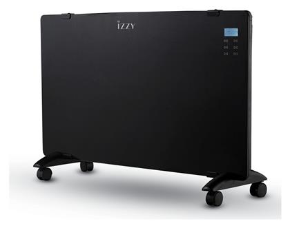 Izzy IZ-9017 Θερμοπομπός Δαπέδου 2200W με Ηλεκτρονικό Θερμοστάτη 83x52cm Μαύρος