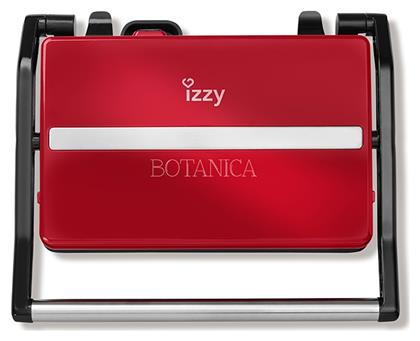 Izzy Panini Botanica IZ-2005 Τοστιέρα για 2 Τοστ 800W Κόκκινη από το Plus4u