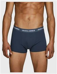 Jack & Jones Ανδρικά Μποξεράκια 3Pack Μπλε