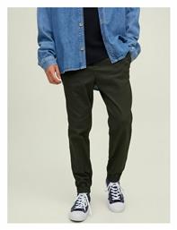 Jack & Jones Ανδρικό Παντελόνι Ελαστικό σε Slim Εφαρμογή Dark Khaki