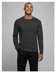 Jack & Jones Ανδρικό Πουλόβερ Μακρυμάνικο Dark Grey Melange